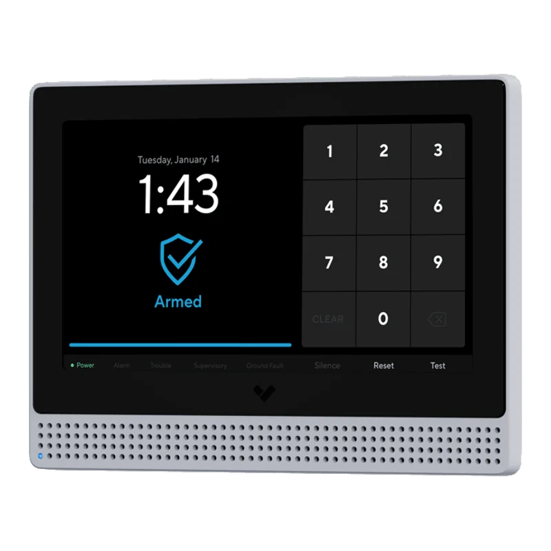 Cloud-managed alarm keypad for school security