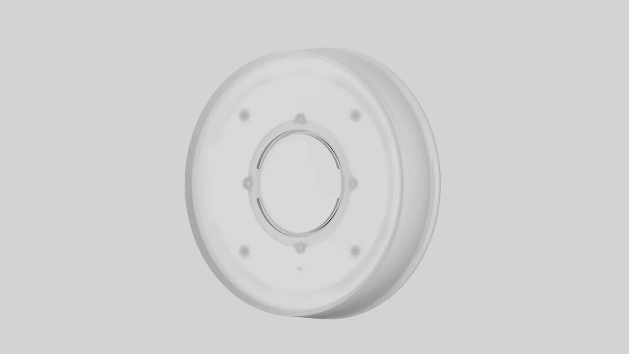 White Verkada alarm panel decal shown in a clean studio render.
