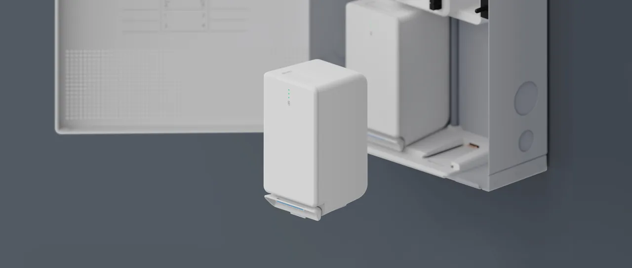 Verkada backup battery system unit shown in a product render against a gray background.