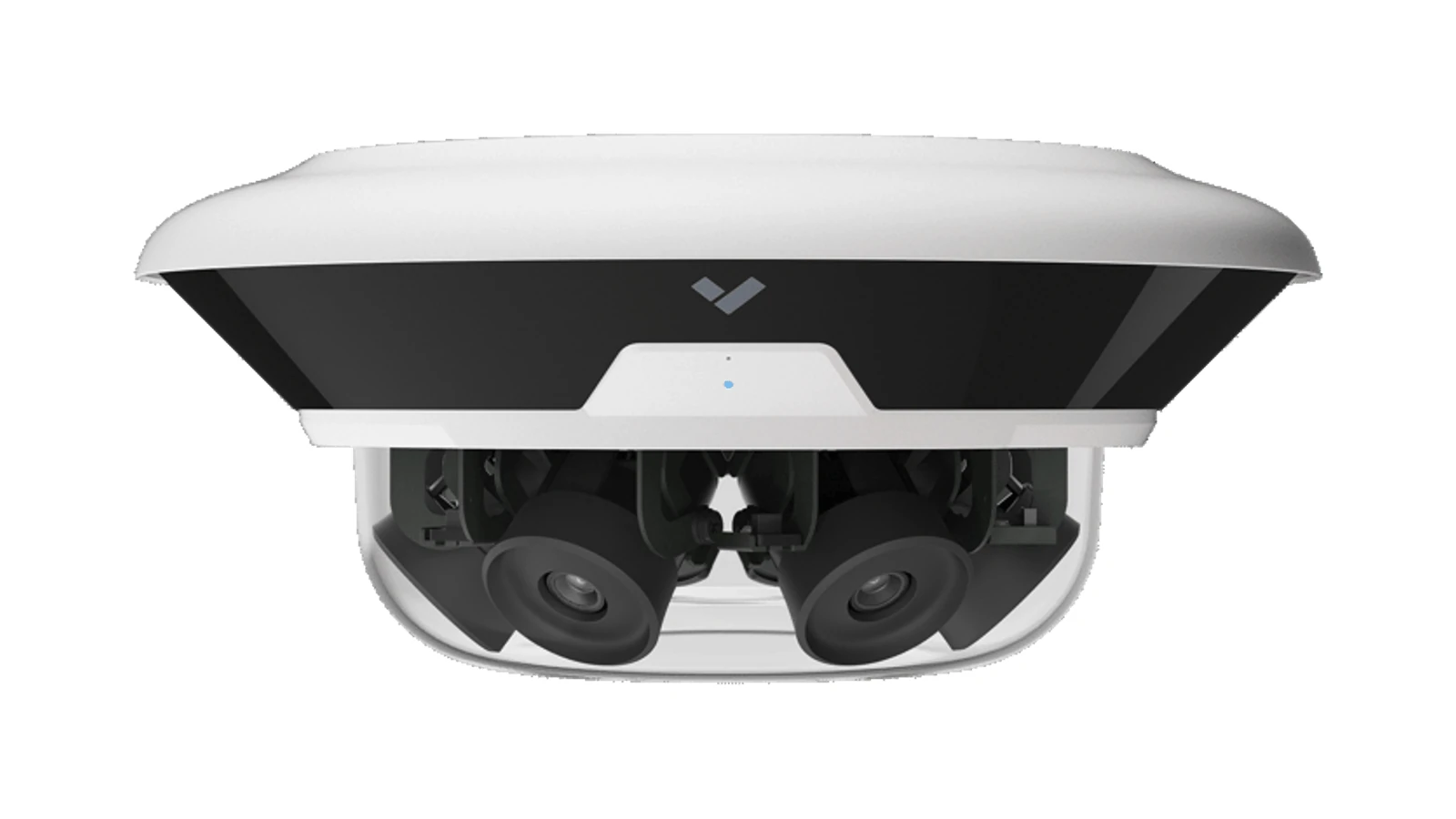 Verkada multisensor security camera with multiple lens modules, studio render.