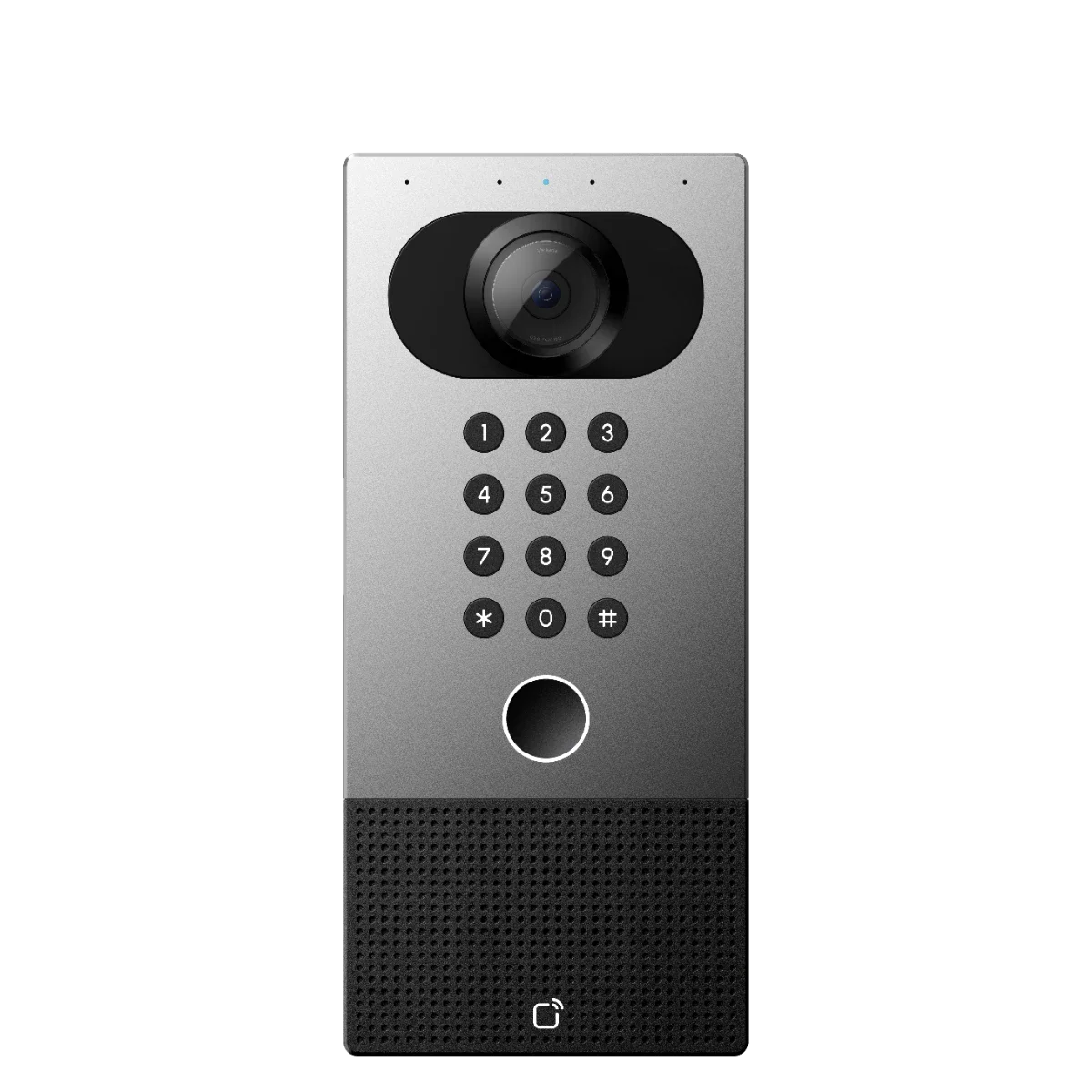 Industrial video intercom for verified entry at a warehouse gate and dock
