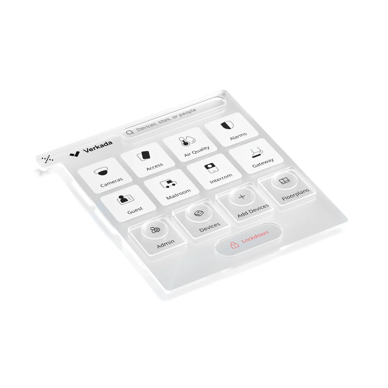 One cloud dashboard managing warehouse security cameras, access control, and sensors across sites