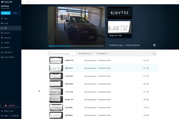 Video Analytics License Plate Recognition