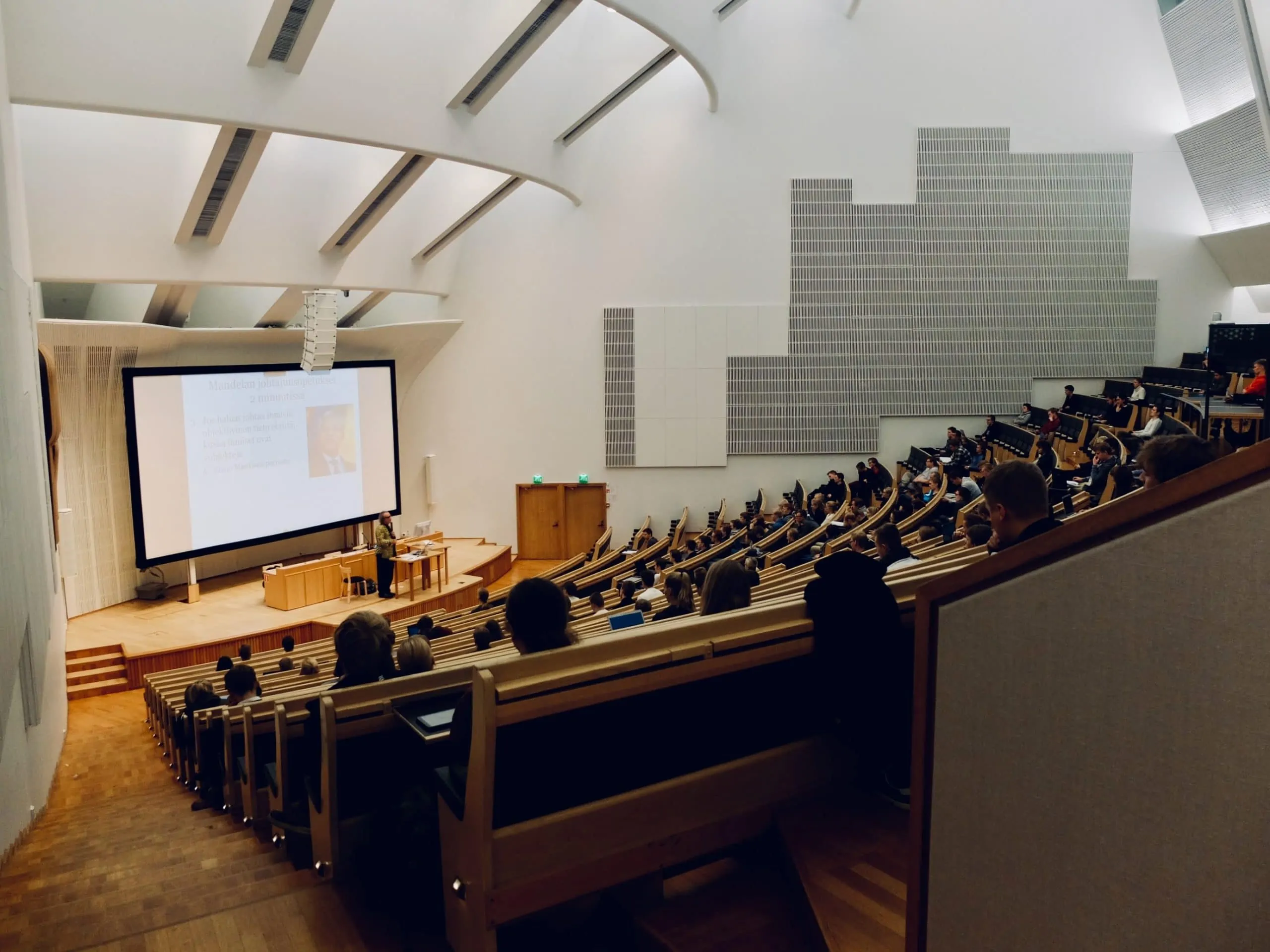 lecture hall on campus
