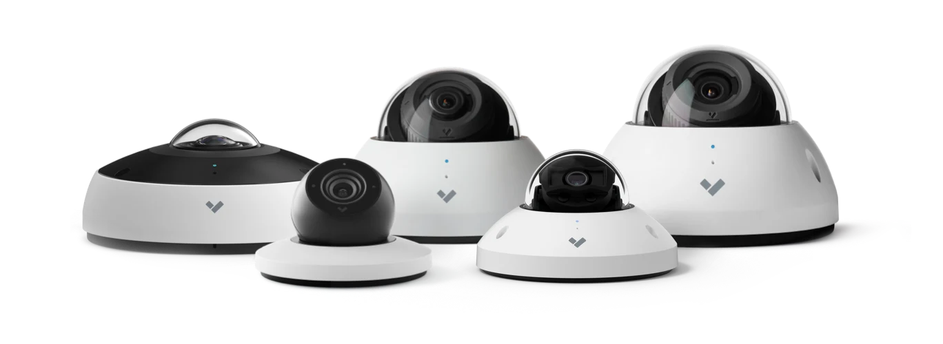 Verkada Security Cameras for surveillance system of cameras and smoke detectors 