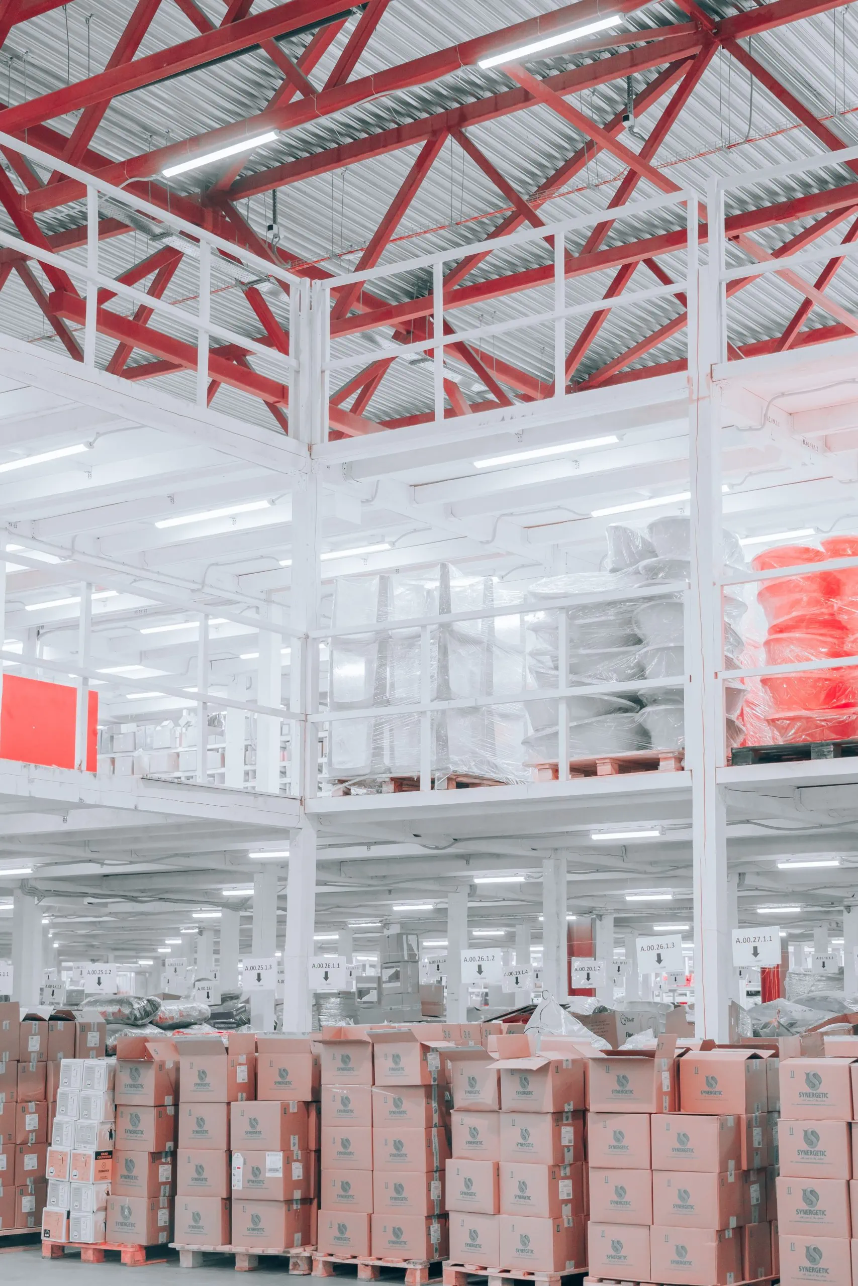 Warehouses with security cameras that zoom