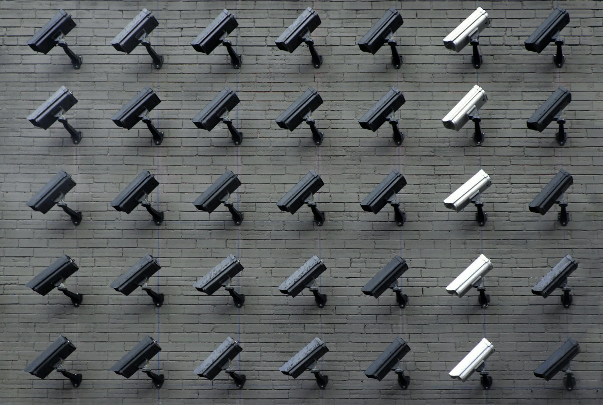 Old CCTV cameras that lack surveillance capabilities 