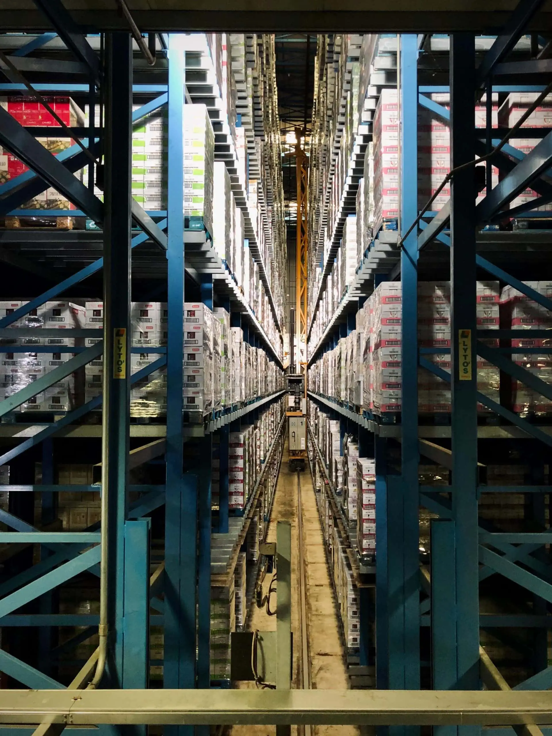 Footage of warehouse stock room can be found on the video analytics platform