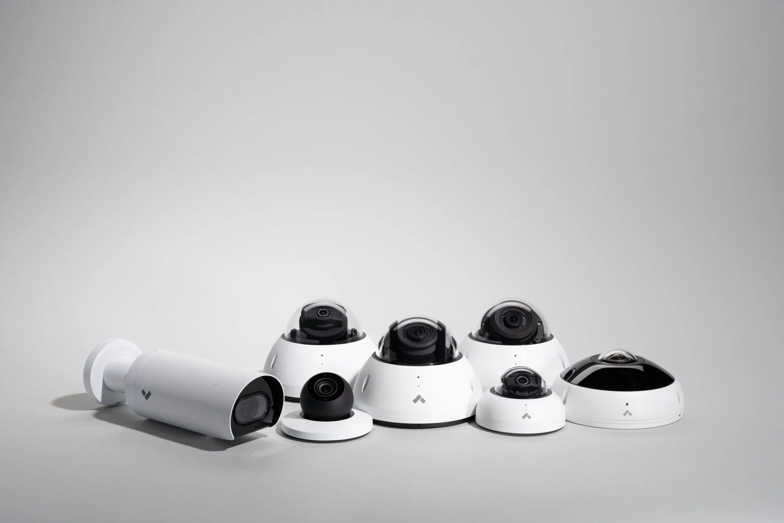 Verkada family of outdoor security cameras with audio