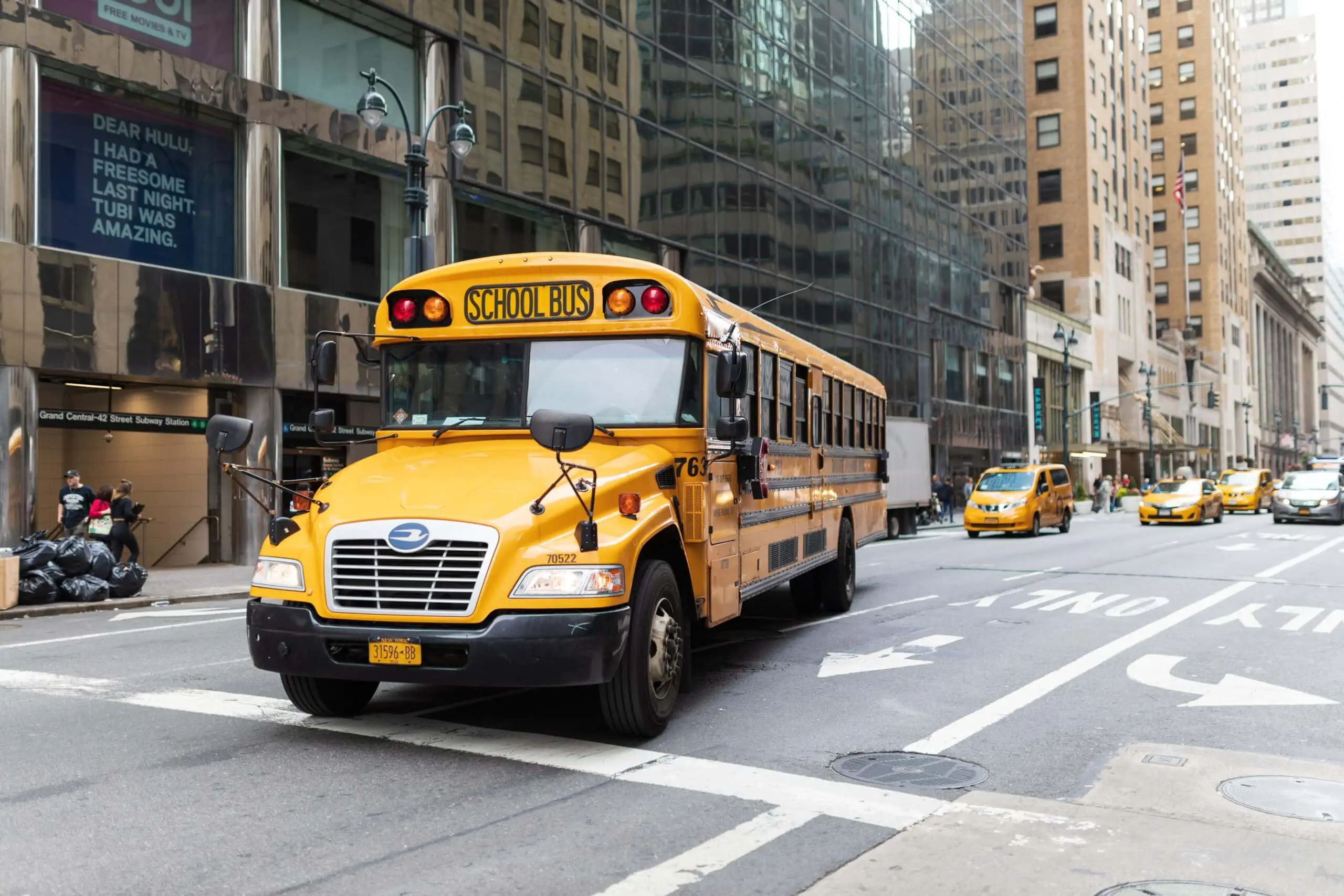 school bus with gps tracking system